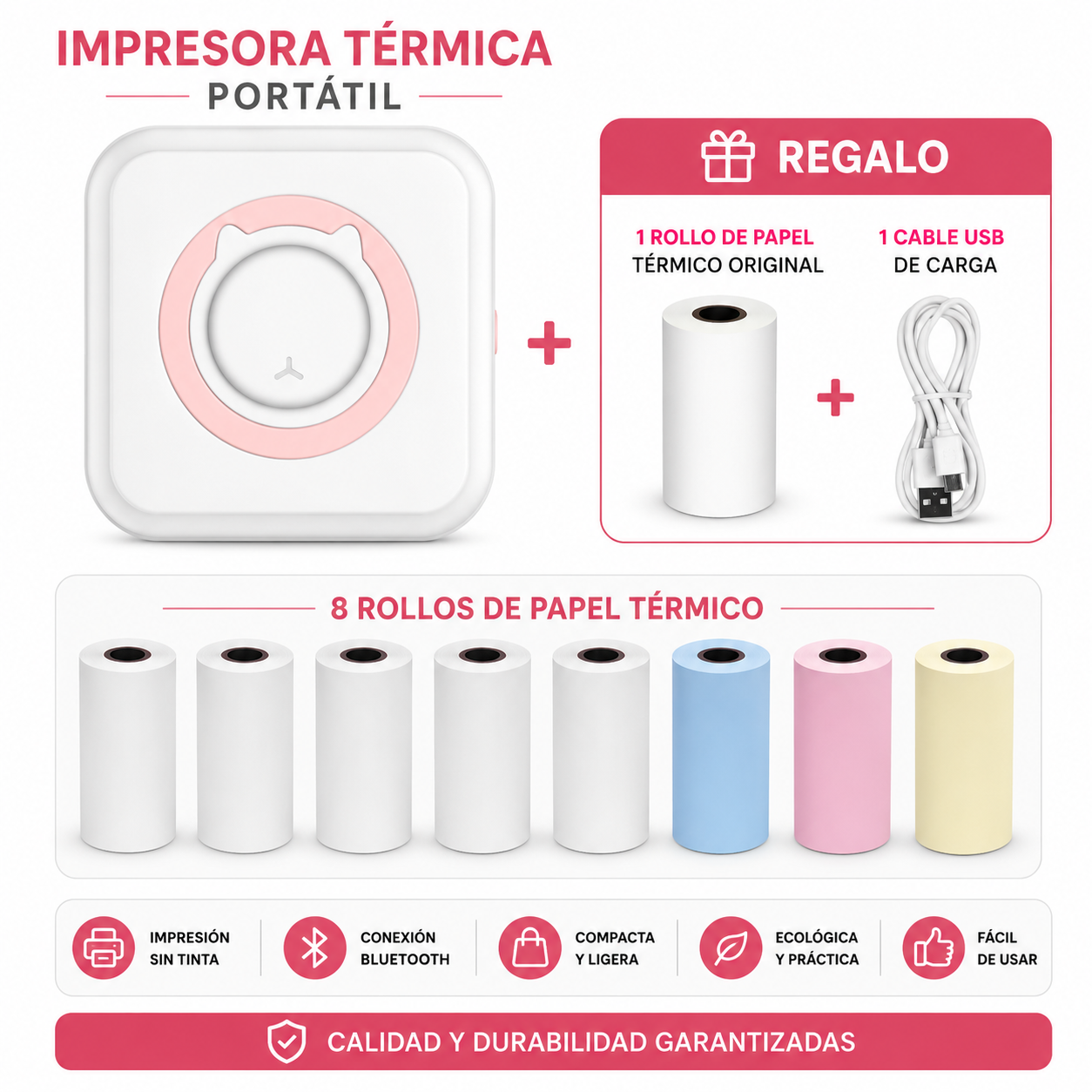 Mini impresora portátil