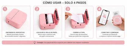 Mini impresora portátil