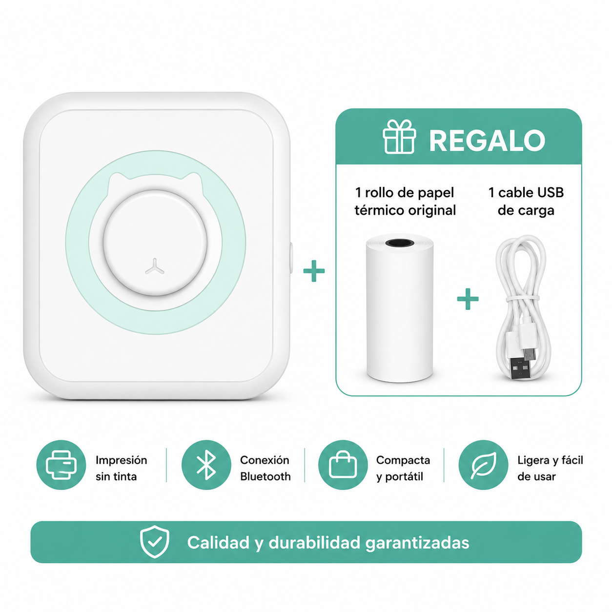 Mini impresora portátil
