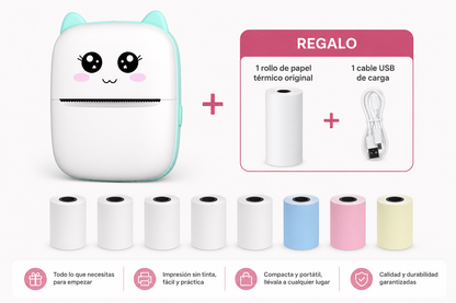 Mini impresora portátil